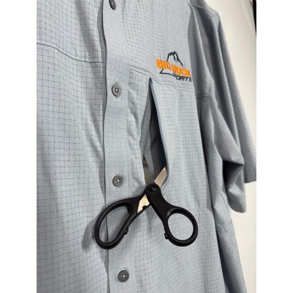 Storm Creek Button Down Performance Shirt Vented Fishing Outdoors Mens Size 2XL - Picture 6 of 9